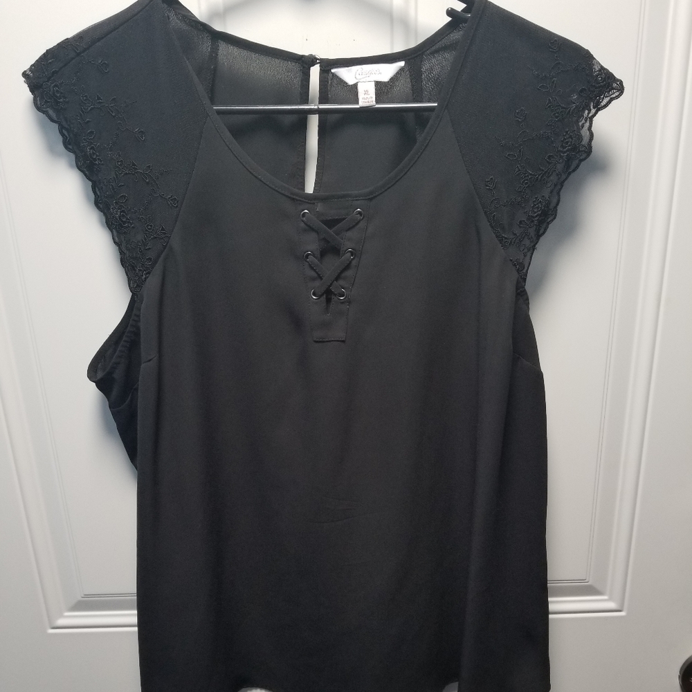 Black dressy top